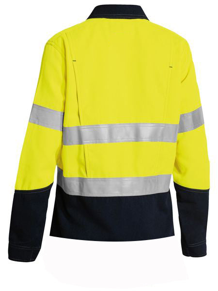 Jacket jaune & navy REF VSTHN02