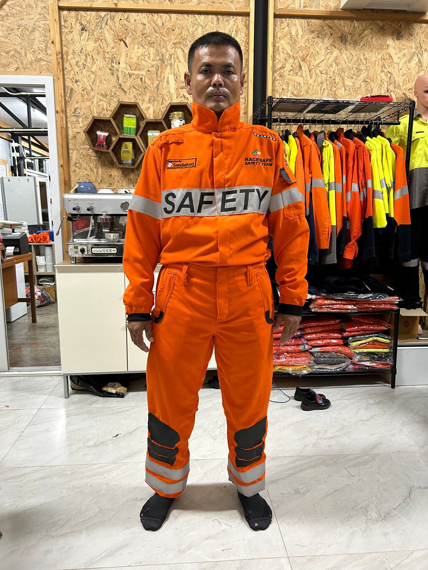 Racing safety team